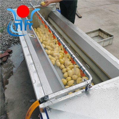 鼎迅毛輥清洗機 輥刷式半夏清洗機 山芋 毛芋 荸薺脫皮清洗設備