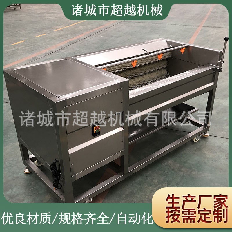 毛刷高壓清洗設(shè)備土豆清洗去皮機 毛輥清洗去皮機 果蔬類清洗機