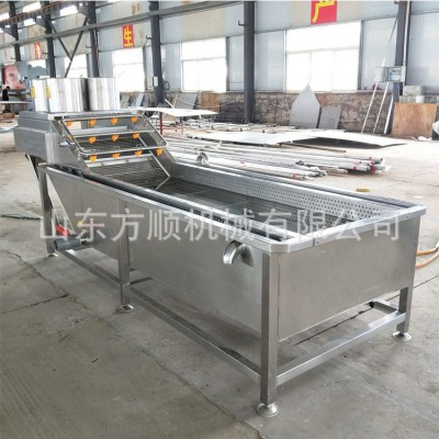 果蔬氣泡多功能清洗機(jī) 全自動鼓泡沖浪式清洗設(shè)備 小油菜清洗機(jī)