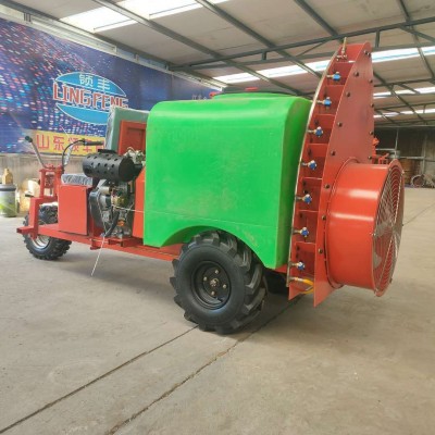 葡萄蘋果園果樹打藥機(jī)【領(lǐng)豐】新款農(nóng)用桃園自走風(fēng)送式噴霧機(jī)450L