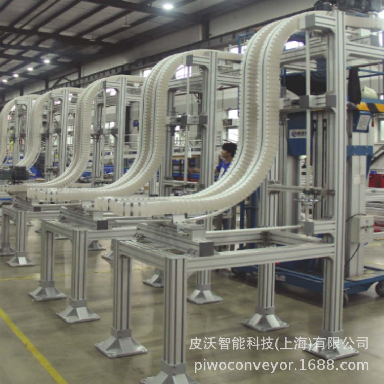 夾持輸送線(xiàn) 柔性鏈輸送機(jī) 毛毛釘夾持 空箱空瓶滿(mǎn)瓶C型/Z型夾持機(jī)