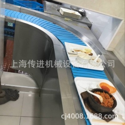 供應餐盤輸送機 自由組裝式餐盤回收輸送機 校園餐廳餐具流水線