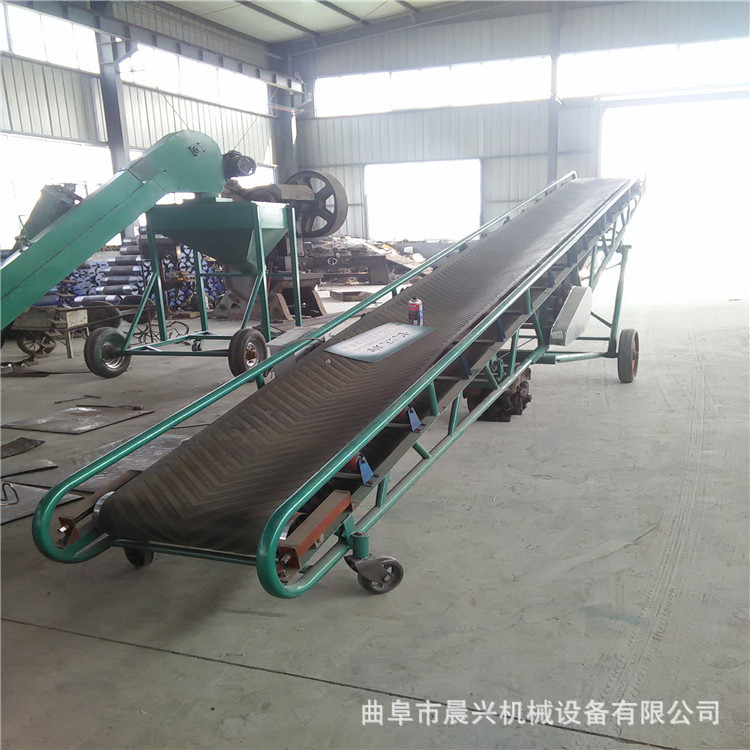 活動(dòng)簡易折疊帶式輸送機(jī) 廠家直銷 移動(dòng)輕便升降裝車碼垛輸送機(jī)