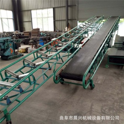 水泥裝車(chē)輸送機(jī)生產(chǎn)廠家 物流園傳送帶 可升降型輸送機(jī)