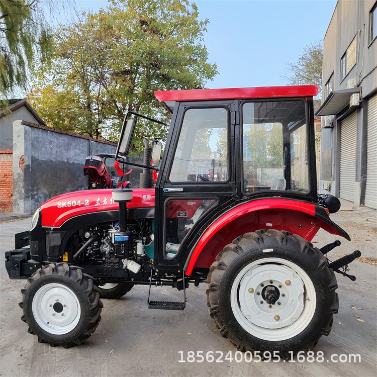 全新東方紅渦輪增壓動(dòng)力拖拉機(jī) 田園農(nóng)用耙地機(jī) 四輪拉糧車(chē)