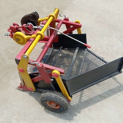 四輪車帶收花生機(jī) 刨花生的機(jī)器農(nóng)用花生收割機(jī) 單缸花生收獲機(jī)