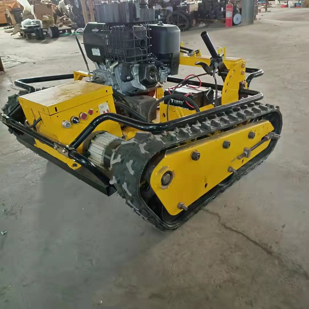 履帶式百利通本田華盛汽油遙控割草機(jī)球場草坪修打草修剪機(jī)果園林