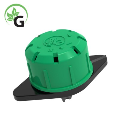 廠(chǎng)家供應(yīng) 可調(diào)節(jié)流量滴頭 八孔大滴頭 綠帽滴頭 管上滴頭