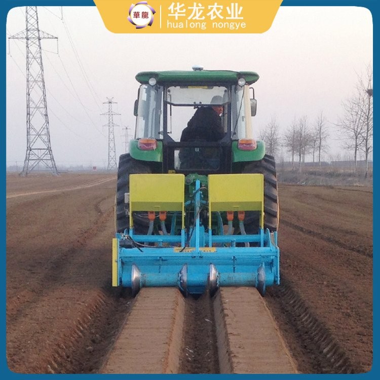 華龍精整起壟機_牽引式旋耕起壟施肥覆膜覆膜一體機_農(nóng)機廠家