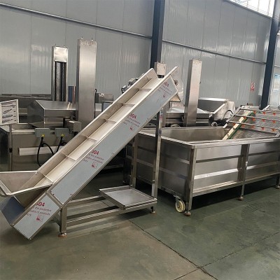 果蔬清洗機(jī) 噴淋式中藥材氣泡清洗機(jī) 洗菜機(jī) 葉菜類(lèi)清洗流水線