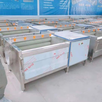 毛輥清洗機(jī) 海蠣子清洗去泥機(jī) 土豆根莖類果蔬去皮清洗機(jī)廠家直銷