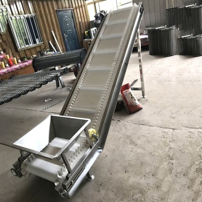 定制爬坡皮帶輸送機(jī)提升機(jī)大傾角倉(cāng)庫(kù)用移動(dòng)卸貨可調(diào)速分揀輸送線