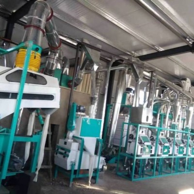 中小型面粉加工成套機(jī)械全自動小麥磨粉機(jī)械設(shè)備流水線