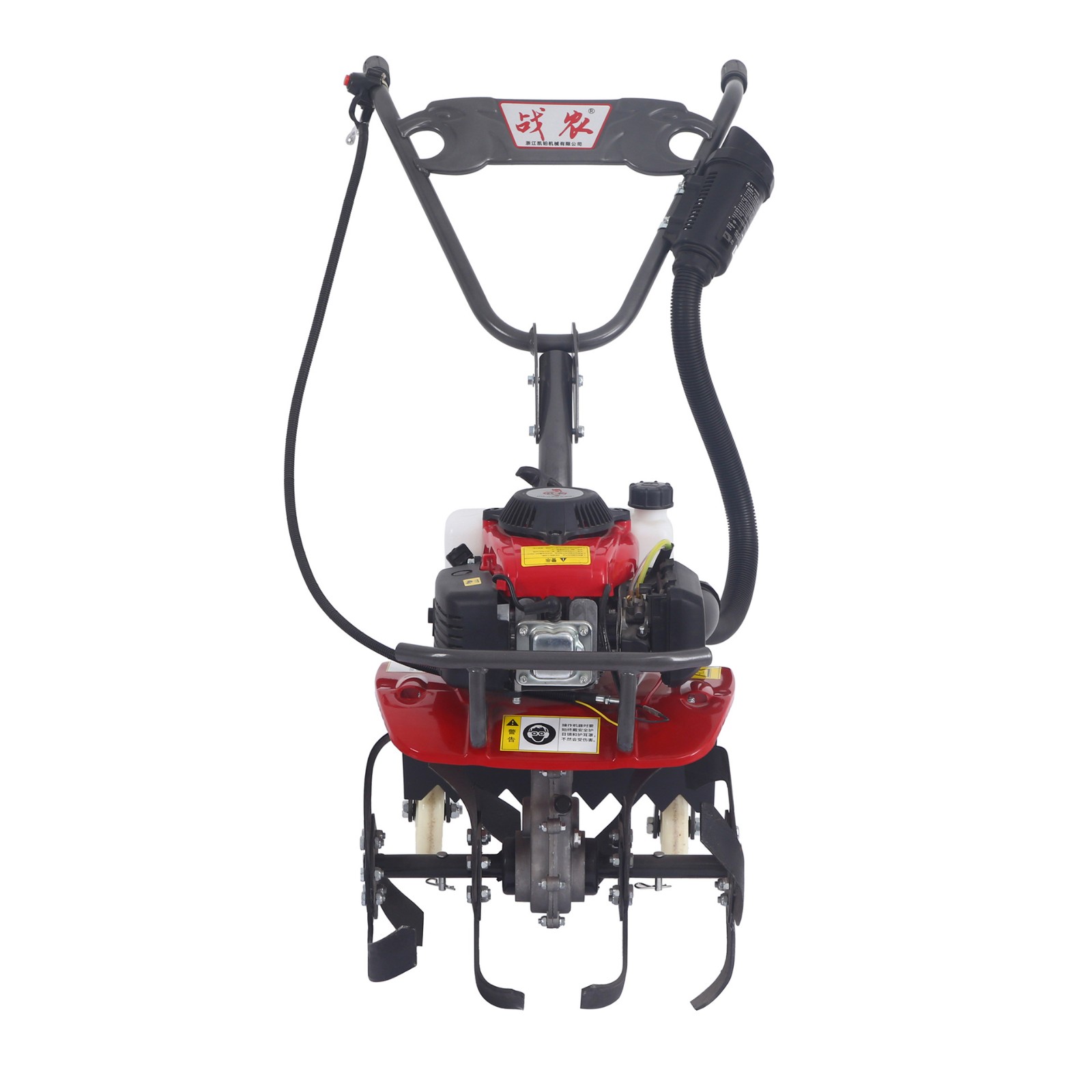 農(nóng)用機械汽油小型手扶微耕機多功能除草耕地機手推松土犁地開溝機