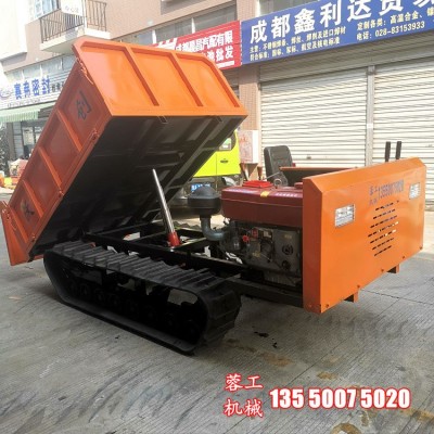 3噸農(nóng)用爬山虎履帶運(yùn)輸車工程沙石混凝土運(yùn)輸車全地形履帶爬坡王