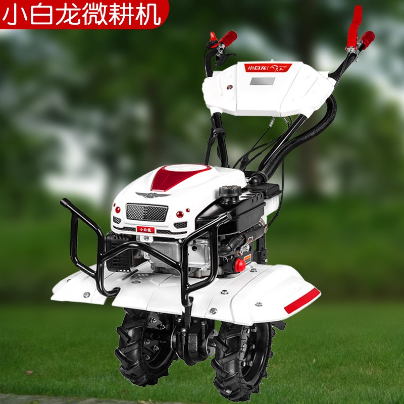小白龍汽油微耕機小型家用多功能旋耕機農(nóng)用硬地水旱兩用耕地機