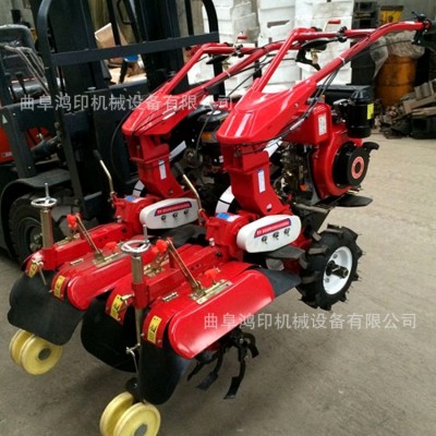 柴油8馬力手扶開溝機(jī) 蔥姜地開溝培土機(jī) 自走式開溝機(jī)