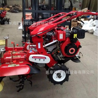 自走式種姜開溝起壟機(jī) 電啟動柴油開溝機(jī) 大蔥起壟回填機(jī)