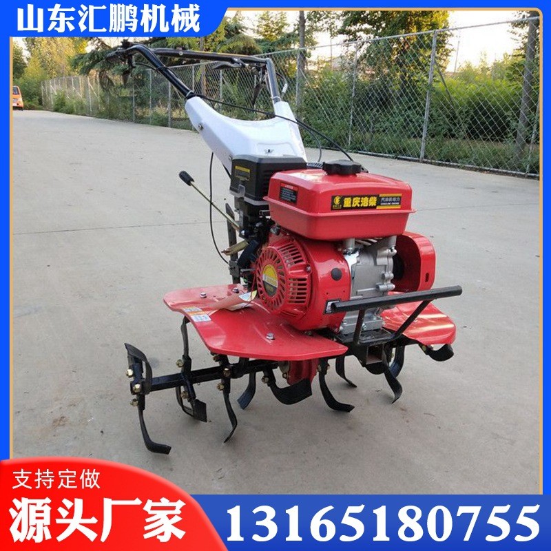 手推式小型松土機 170兩驅(qū)多功能微耕機 汽油旋耕機雙鏈條