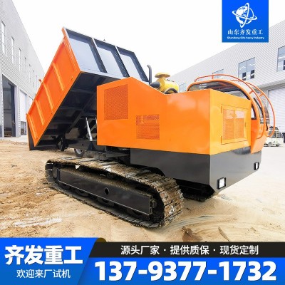 爬山虎運(yùn)輸車水田爬坡自卸車山路小爬車山地果園農(nóng)田履帶運(yùn)輸車