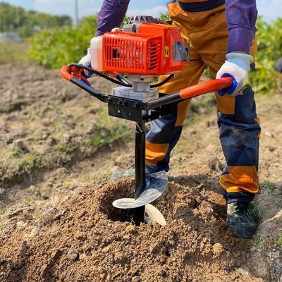 汽油挖坑機(jī) 植樹打坑機(jī) 福澤盛達(dá)牌圍欄立柱地鉆