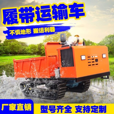 爬山虎運輸車履帶小型全地形工程農(nóng)用自卸果園搬運柴油山地爬坡王