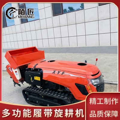 35馬力履帶式拖拉機(jī) 農(nóng)用田園管理機(jī) 果園開(kāi)溝施肥回填一體式農(nóng)具