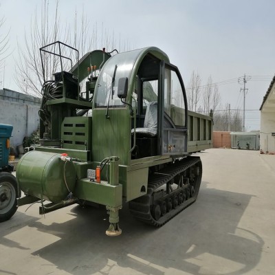 柴油履帶車自卸式 四驅(qū)爬山虎履帶隨車挖 農(nóng)用運(yùn)輸隨車挖價格