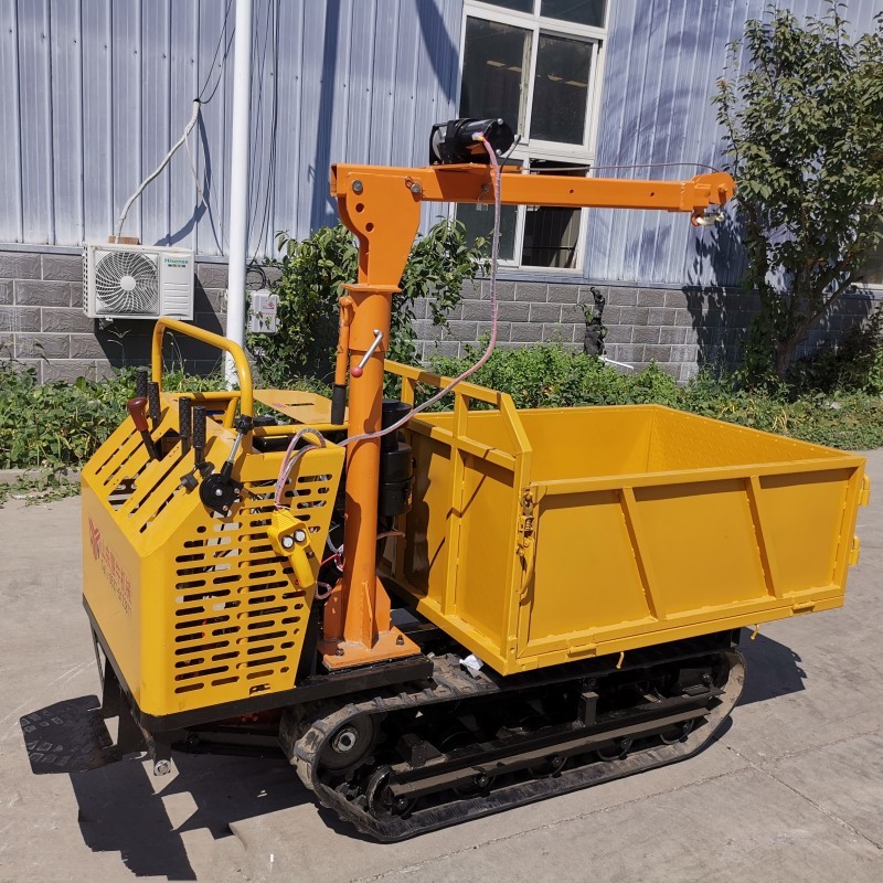 小型爬山虎履帶運輸車手扶履帶自卸車山地果園農(nóng)用運輸車