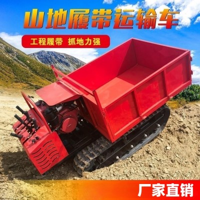 爬山虎履帶運(yùn)輸車山地山區(qū)小型工程搬運(yùn)自卸農(nóng)用果園全地形爬坡王