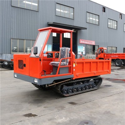 果園大棚農(nóng)業(yè)用運輸車 全地形拉貨車4噸丘陵爬坡履帶運輸車