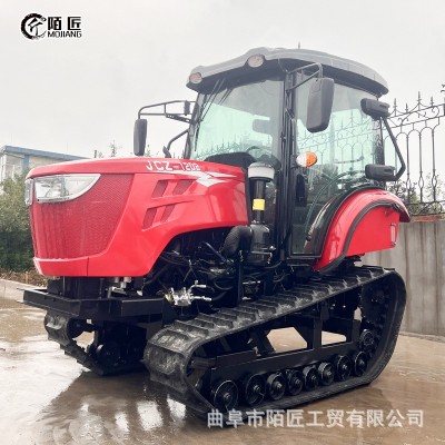 2023款 80馬力履帶式拖拉機(jī) 多功能農(nóng)用柴油施肥除草旋耕機(jī)