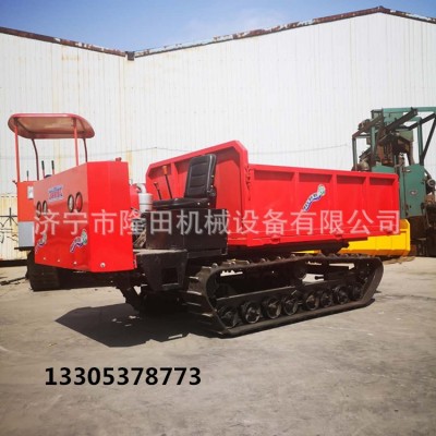 全地形爬坡虎履帶運輸車 農(nóng)用自卸履帶運輸車 田地搬運手扶履帶車