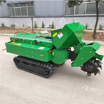 盛泰多功能柴油開溝機(jī) 座駕式開溝旋耕機(jī) 履帶式開溝施肥旋耕機(jī)
