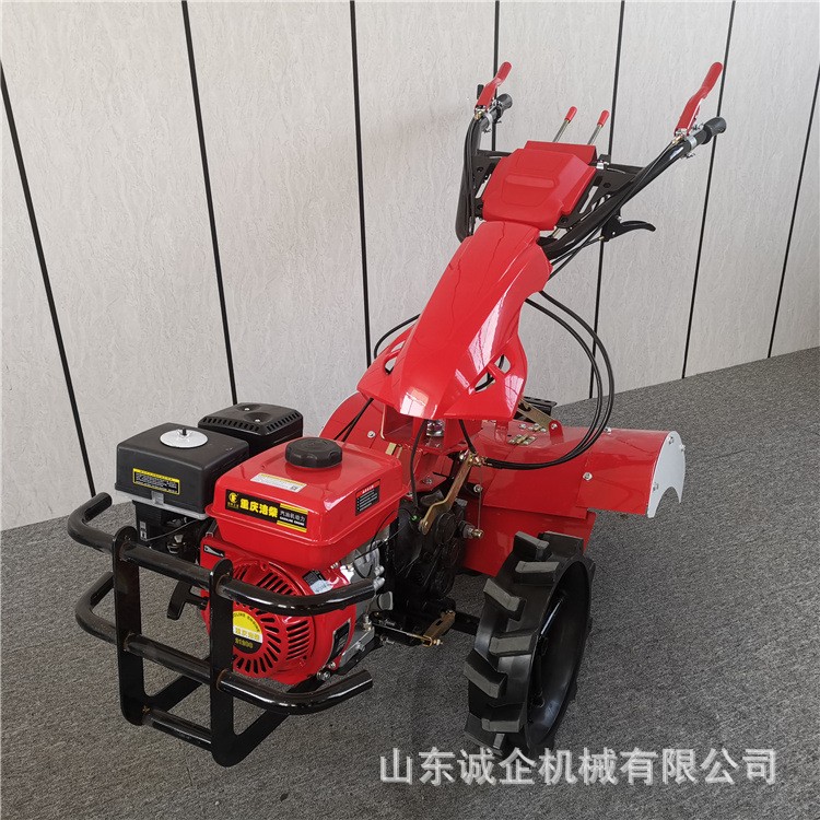 手扶式微耕機(jī)四驅(qū)小型田園管理機(jī)工廠 誠企批發(fā)農(nóng)用開溝培土機(jī)