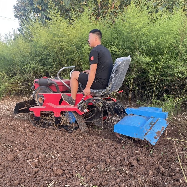一洋多功能四驅(qū)后旋微耕機(jī) 大馬力柴油除草機(jī) 手扶式旋耕松土機(jī)
