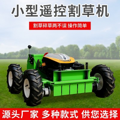 源頭工廠小型輪式割草機(jī) 四驅(qū)油電兩用割草機(jī) 球場(chǎng)修剪園林割草機(jī)
