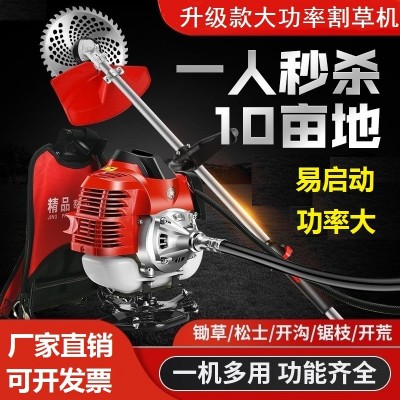 汽油割草機(jī)二沖程四沖程側(cè)掛式割灌機(jī)背負(fù)式除草機(jī)小型家用打草機(jī)