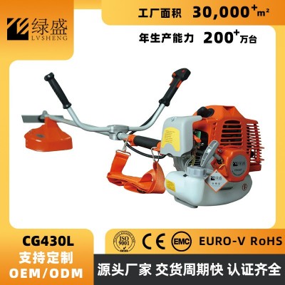 CG430L綠盛側(cè)掛式割草機(jī)大功率除草機(jī)農(nóng)業(yè)專用打草機(jī)汽油 機(jī)批發(fā)