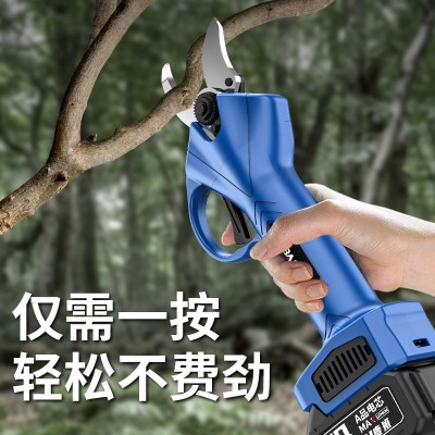 電動(dòng)剪刀充電式園林果樹(shù)修枝剪鋰電剪樹(shù)枝剪樹(shù)電剪子剪枝跨境批發(fā)