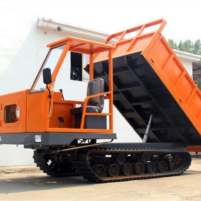山地筑路用履帶運(yùn)輸車 小型履帶自卸車 6噸座駕式爬山虎廠家