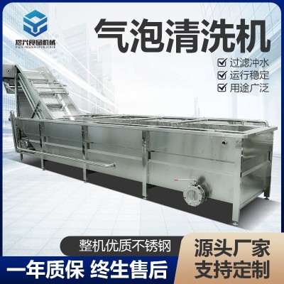 洗菜機商用果蔬清洗機全自動氣泡清洗機去除農(nóng)藥蔬菜洗菜機可批發(fā)
