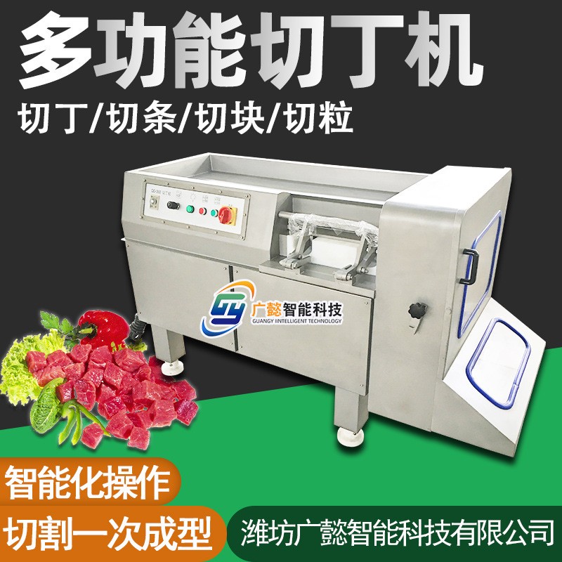 雞胸肉切丁設(shè)備 肉類五花肉切丁機 多功能冷凍豬肉牛肉切粒機