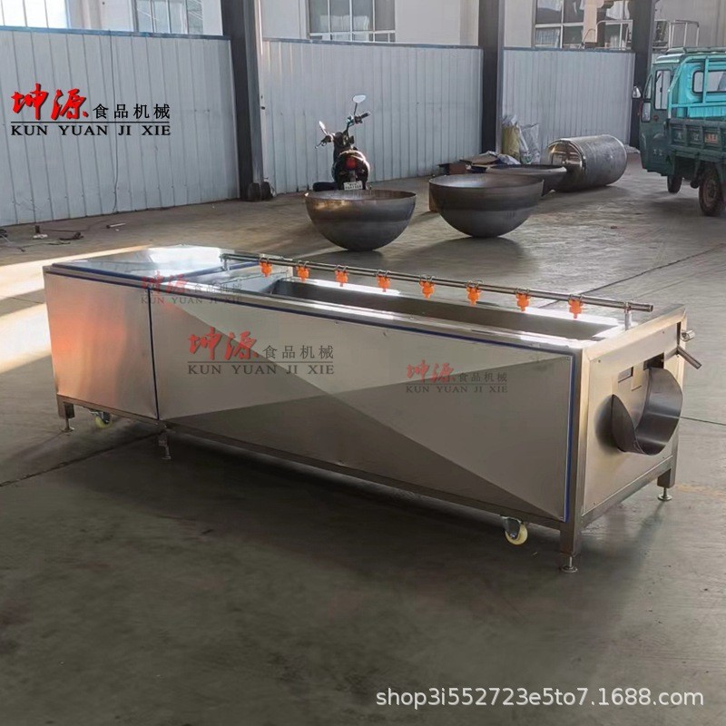 不銹鋼毛刷小龍蝦清洗機(jī)海蠣子去泥去沙清洗設(shè)備全自動毛棍清洗機(jī)