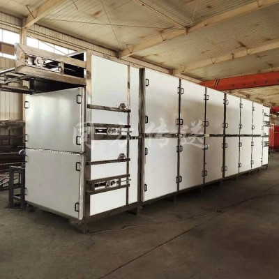 不銹鋼多層食品烘干機(jī) 中藥材陳皮干燥線 青桔柚子皮橙子皮干燥機(jī)