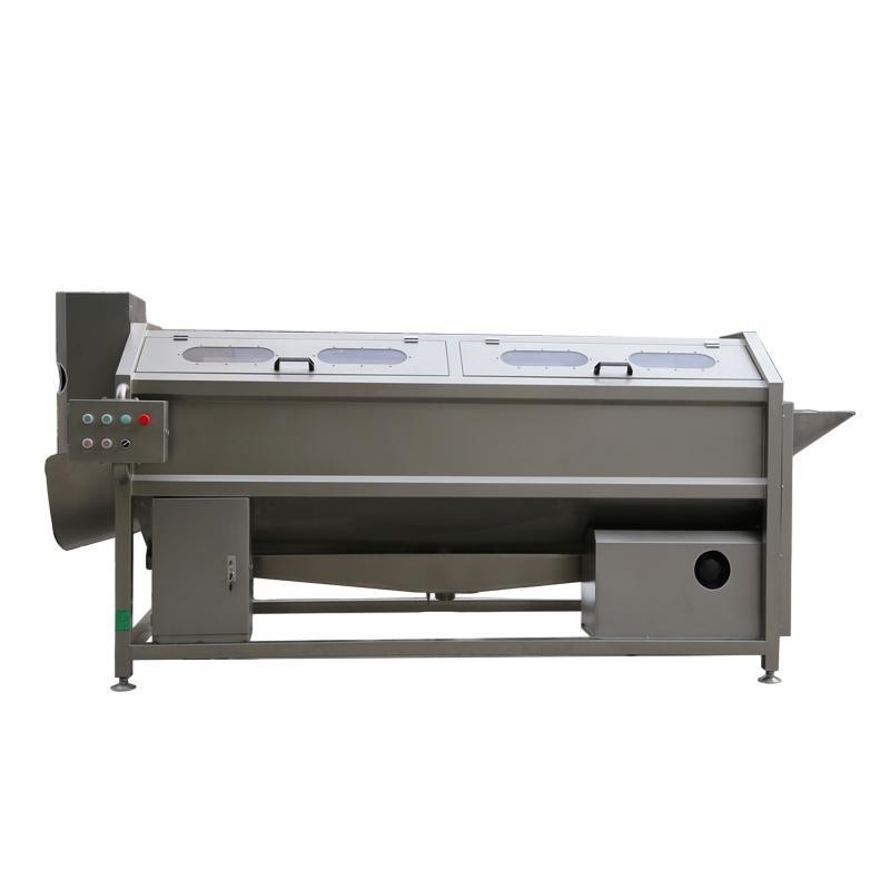 廠家直銷全自動毛輥去皮清洗機(jī)土豆紅薯毛刷清洗機(jī)去泥機(jī)中央廚房