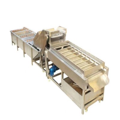 多功能蔬菜清洗機 水浴式巴式殺菌工作流水線