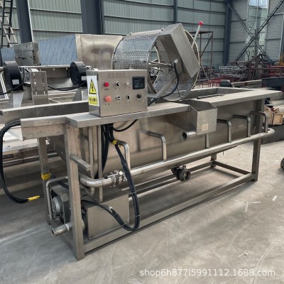 出售二手渦流清洗機 自動蔬菜清洗機商用食材清洗設(shè)備 不銹鋼設(shè)備