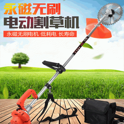 充電式無刷電動背負割草機除草打草機割灌收割機鋤草松土機批發(fā)