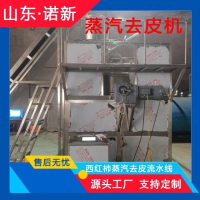 馬鈴薯蒸汽去皮機(jī) 大型山芋山藥高溫爆皮設(shè)備 西紅柿熱燙去皮脫皮